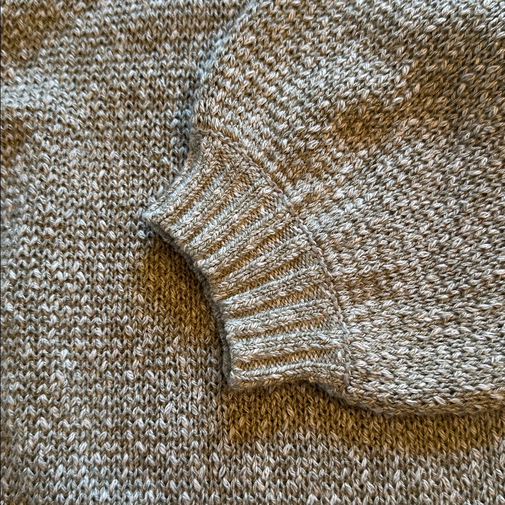 LOFT Women's Textured Green Cardigan - Picture 4 of 11